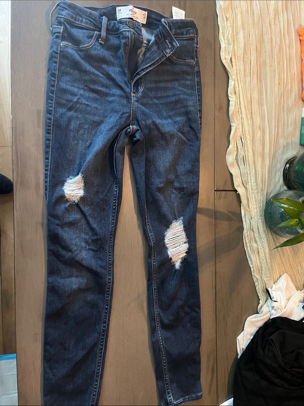 Hollister Dark Blue Curvy High-Rise Jean Legging